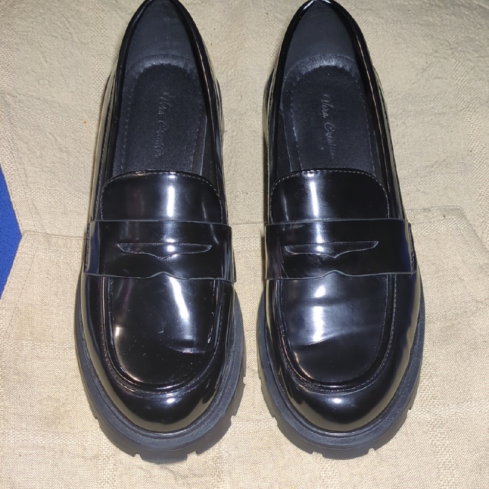 Sleek Black Women's Loafers by Vera Creations Asking Only $25 Low Price